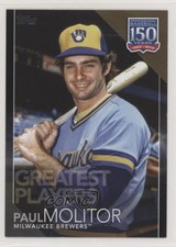 2019 Update 150 Years of Professional Baseball Black /299 Paul Molitor HOF 0a6