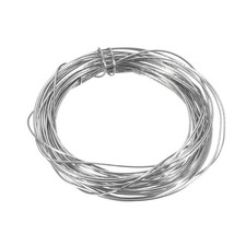 Titanium Wire, 10 Feet x 0.6mm 23 Gauge TC4 Titanium Soft Wire, Silver Tone