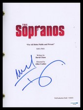 Michael Imperioli "The Sopranos" AUTOGRAPH Signed 'For All Debts' Script ACOA