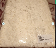 Balmoral cream door curtain 122x106 cm beautiful  elegant lace