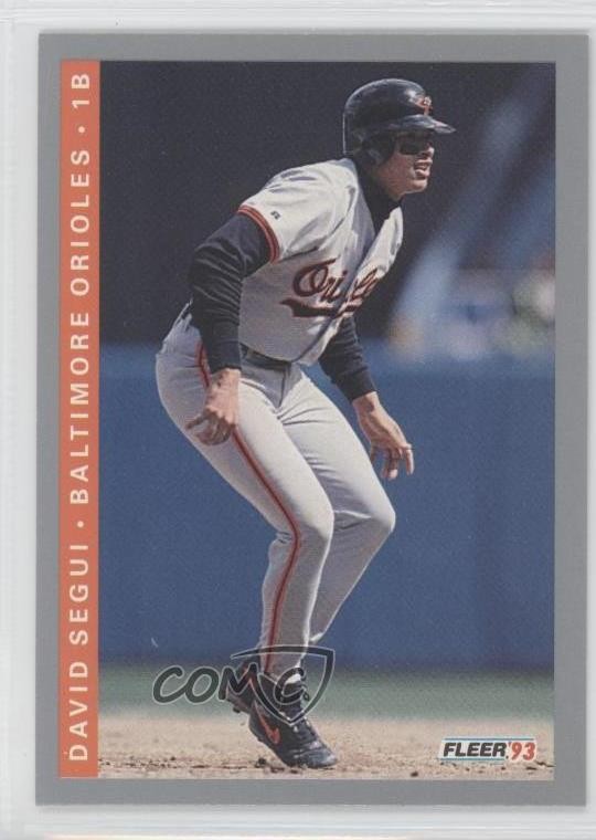 1993 Fleer David Segui #175 0a0