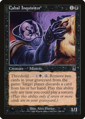 Magic the Gathering Odyssey Cabal Inquisitor 119 NM ODY