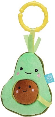 Manhattan Toy Mini-Apple Farm Avocado Baby Take Along Activity Clip On, 4''