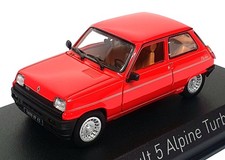 Norev 1/43 Scale Diecast 510518 - 1983 Renault 5 Alpine Turbo - Red
