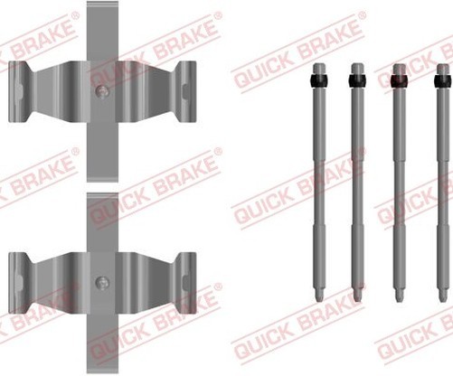 Quick Brake 109-0107 ZubehöRset, Scheibenbremsbelag FüR Bmw,Mini-image