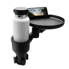Car Cup Holder Tray and Cup Holder Expander with Slot - Enjoy Your Meal - 9" ...
