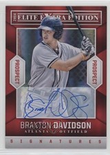 2014 Panini Elite Extra Edition Prospects 248/499 Braxton Davidson #1 Auto 2b2
