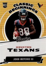 2022 Panini Classics #CB-17 John Metchie III Classic Beginnings Gold /99