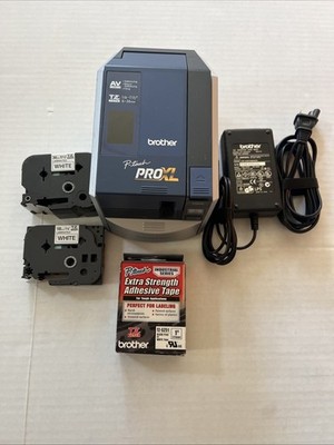 Brother P-Touch Pro XL PT-9500PC USB Label Maker + AC Adapter & Extra Tape