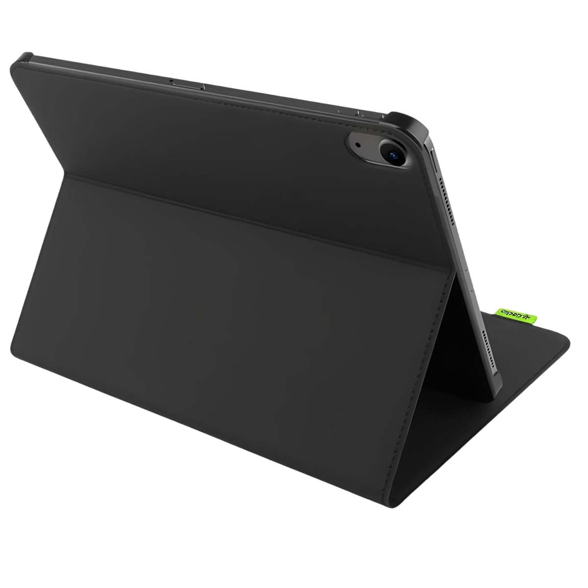 Étui Folio Gecko iPad 11 et 10.9 durable en cuir recyclé Apple-Peel noir protection intégrale