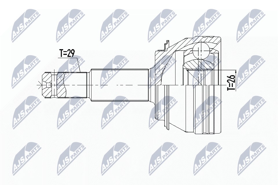 NPZ-NS-092 NTY Joint Kit, drive shaft for NISSAN,RENAULT - Image 11