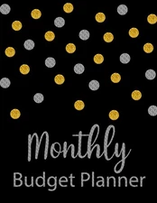 Monthly Budget Planner: Glitter Weekly Expense Tracker Bill Organizer Notebo...