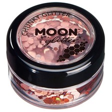 0.10oz Rose Gold Holographic Chunky Glitter for Face Body Nails Hair