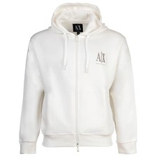 A|X ARMANI EXCHANGE Men's Sweat Jacket With Hood - Hoodie Full-Zip, Cotton-...