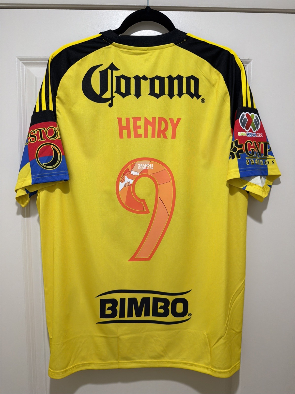 Henry Martin #9 Mens EXTRA LARGE Adidas Club America Home FAN Jersey Liga Mx