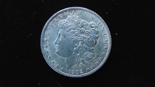 1902 P Morgan Silver Dollar $1 Choice BU Nice Detail ~ Coin #107