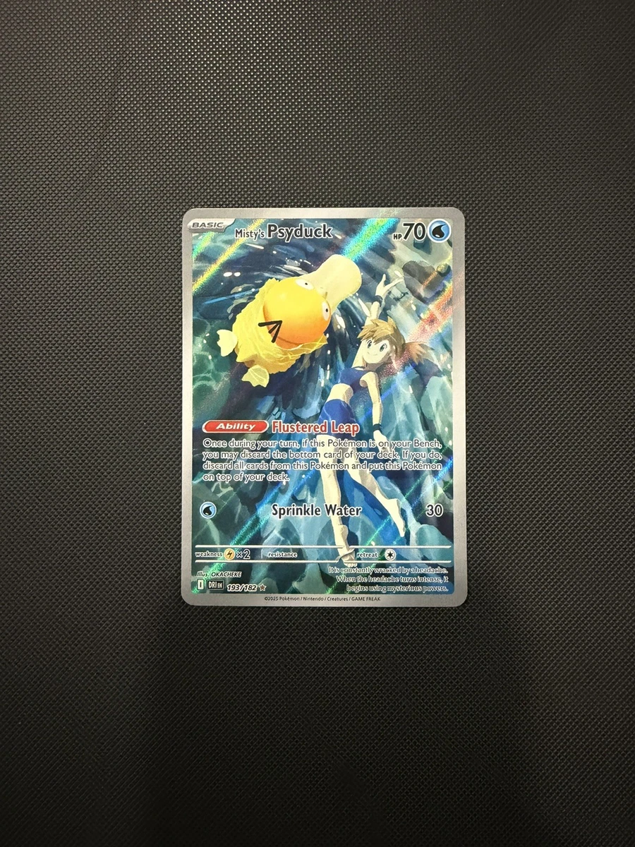 Las mejores ofertas en Misty's Psyduck 193/182 Sv10: Destined