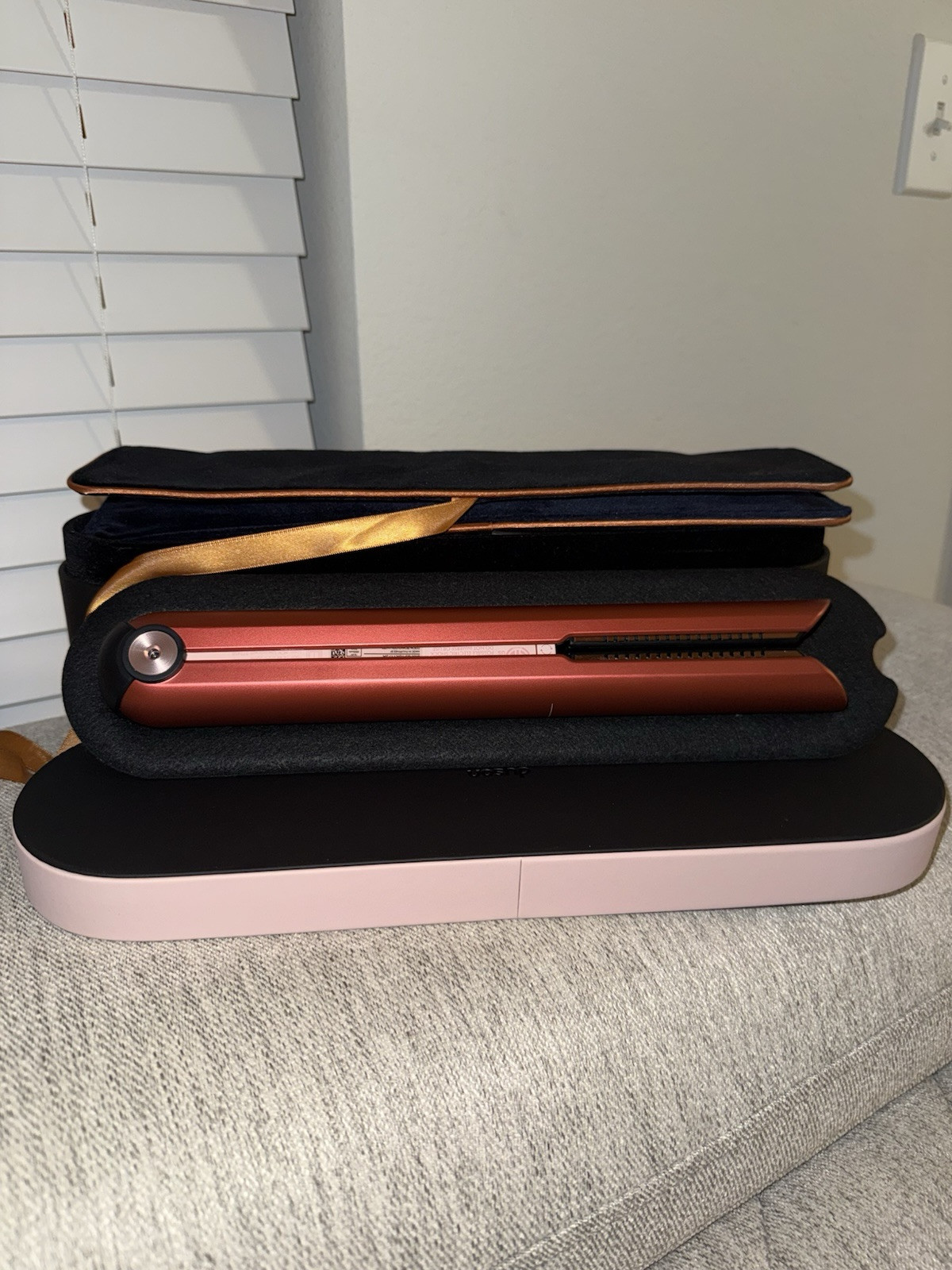 Dyson Corrale Special Edition Strawberry Bronze Blush Pink Hair Straightener