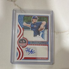 Panini Stars and Stripes 2025 Hudson Alpert USA Baseball NTDP Patch Auto #NTS-HA