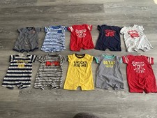 Lot Of Carter  s One Piece Rompers Size 3 Months
