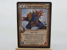 WARLORD Saga of the Storm CCG Dwarf Character Card TIME LIGHTPROPHET 10/78 #1030