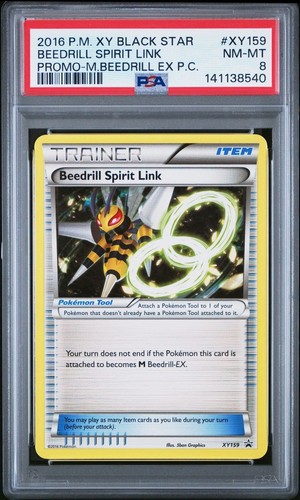 Beedrill Spirit Link graded PSA 8 for sale on eBay