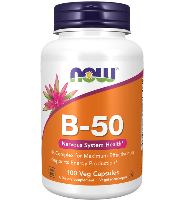 Now Foods Vitamin B-50 100 VCaps