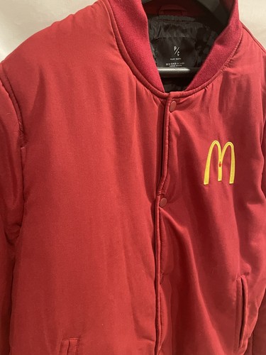 Rare Vintage McDonald’s Canada Maple Leaf Employee Jacket 2XL Red - Picture 8 of 17