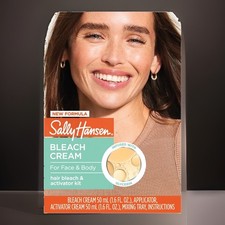 Sally Hansen Cream for Face  Body Hair Bleach  Activator Kit NEW