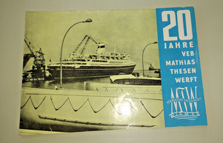 Hansestadt Wismar 20 Jahre MTW Mathias Thesen Werft 1946 1966 Buch MTW 1996