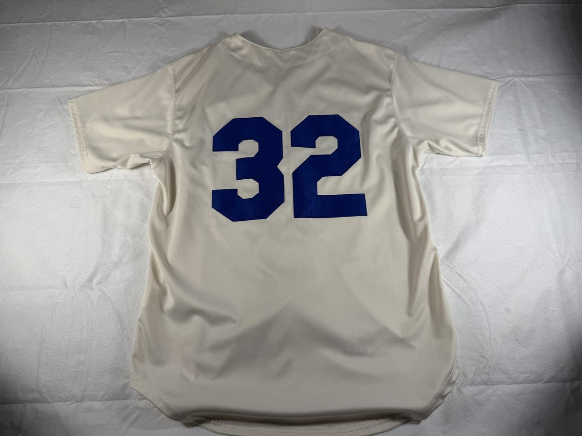 Los Angeles Dodgers Jersey Mens 52 White Sandy Koufax 32 MLB