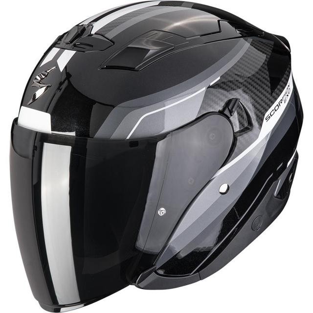 Casque jet Exo-230 Hipe Scorpion avec écran solaire rétractable et intérieur KwikWick