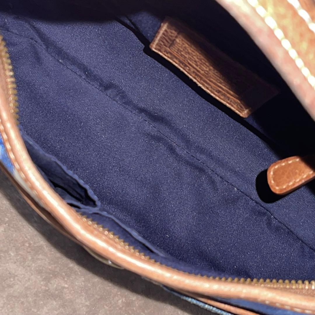 Coach Patchwork Denim Shoulder Bag Multicolor Y2K… - image 14