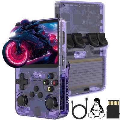 R36S Handheld Spielekonsole 3,5Zoll Retro Konsole Videospielkonsole Mini Gameboy