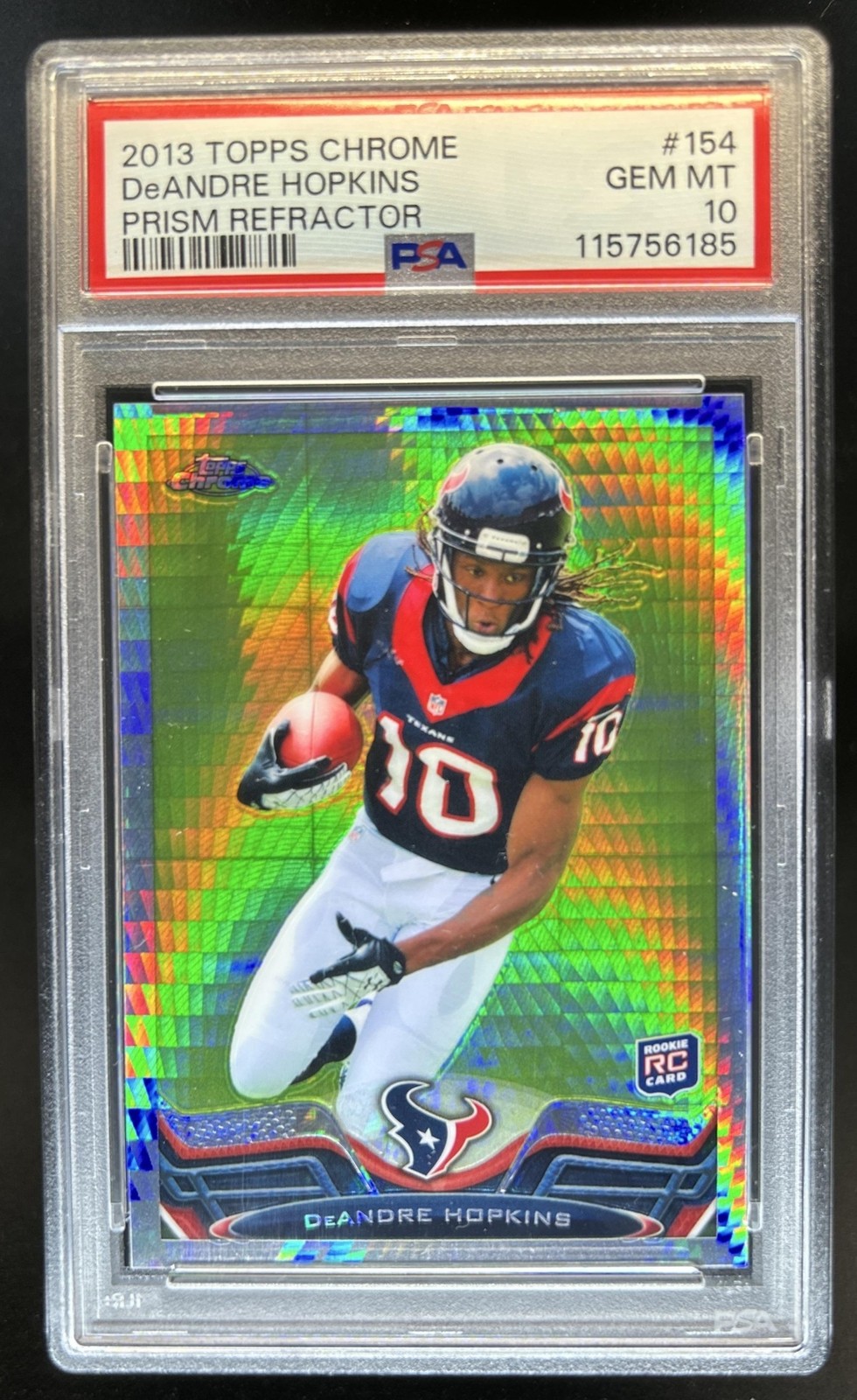 DeAndre Hopkins Topps Chrome #154 Prism Refractor