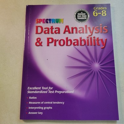 Data Analysis & Probability, Grades 6 - 8 (Spectrum) - paperback Spectrum