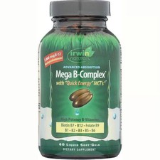 Irwin Naturals Mega B Complex 60 Sgels