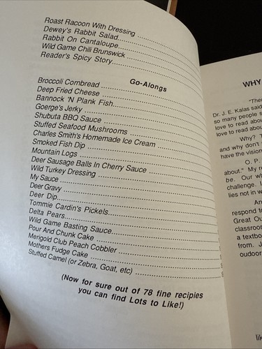 Game Cookbook Advice Judge George Warner Signed 1st Edition Kookin The Katch MS - Picture 10 of 13