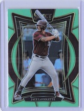 2025 Panini Select-Neon Green Prizms #41-Jace LaViolette-SN 43/49-Texas A&M