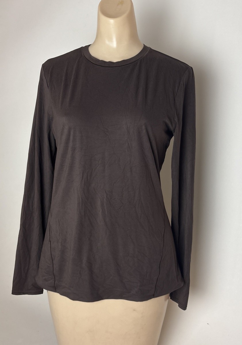 Lululemon Brown Wundermost Ultra-Soft Nulu Crewneck Long-Sleeve