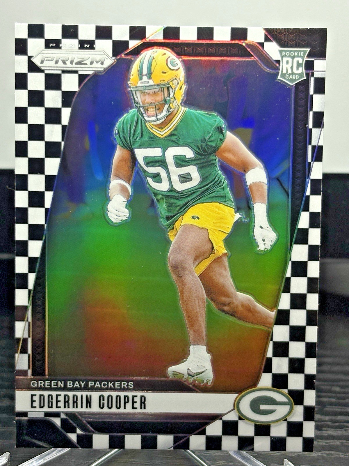 2024 Prizm - Edgerrin Cooper RC Black & White Checkerboard Prizm Packers #331