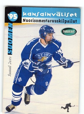 Tommi Sova 1995 Finland Hockey Card