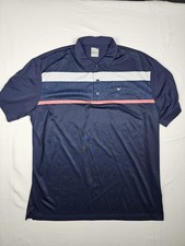 Callaway Opti-Dri Blue Short Sleeve Golf Polo Shirt Men  s Size Large