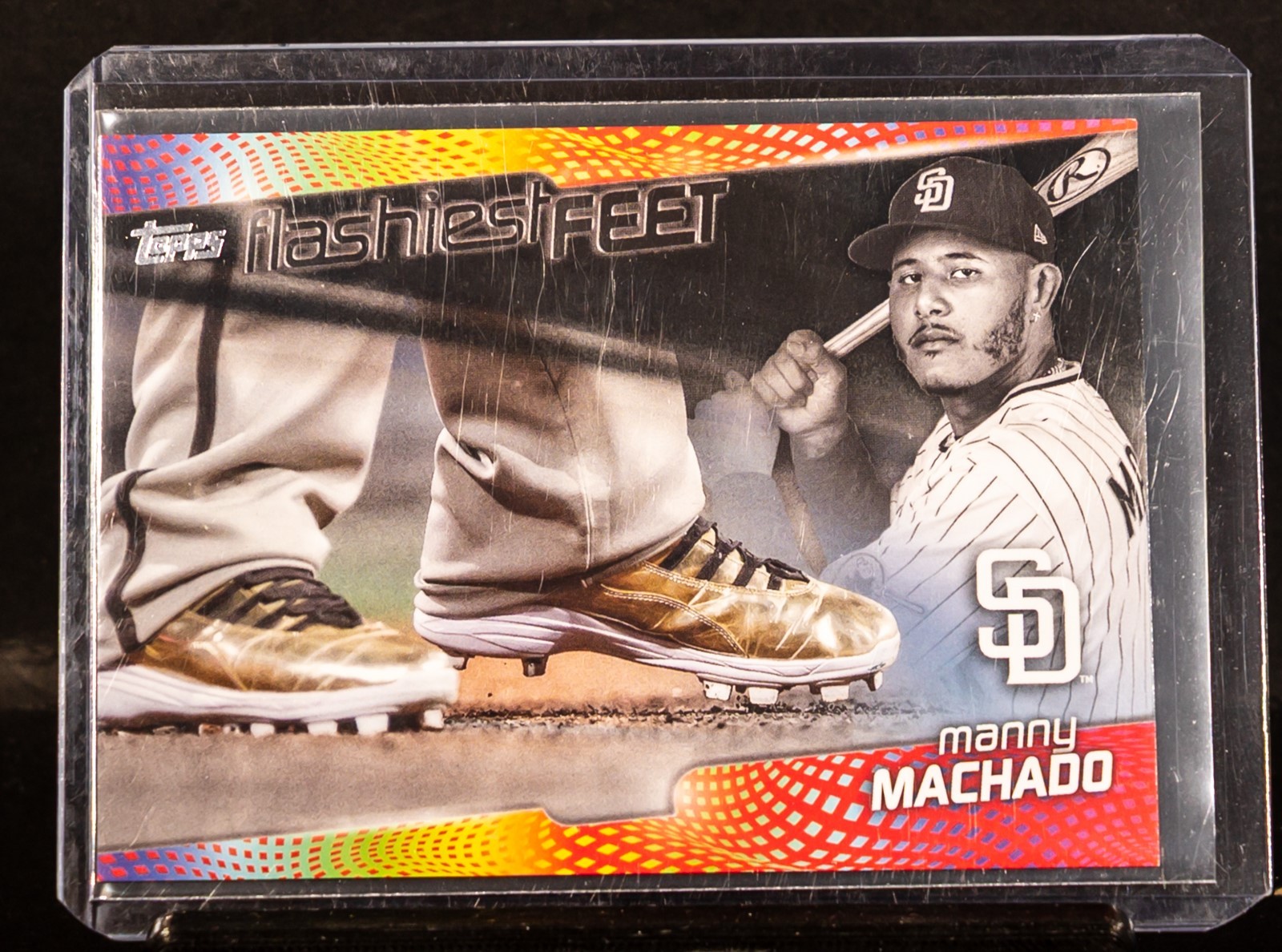 Manny Machado 2022 Topps FF-3 Black Flashiest Feet /299