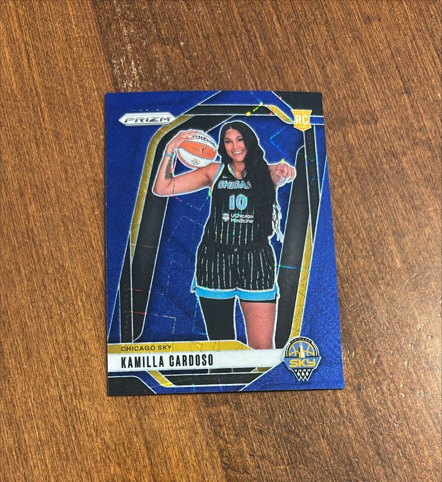 Kamilla Cardoso 2024 Panini Prizm Blue Velocity Rookie #149 Syracuse Sky RC