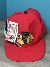 Vintage Chicago Blackhawks Apex One NHL Adjustable Hat NWT