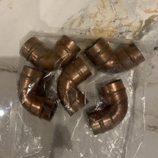 5 pack 22mm Solder Ring Elbow