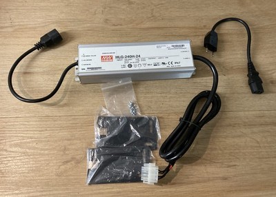 Mean Well HLG-240H-24 LED Trafo 24V 240W 10A IP67 getestet