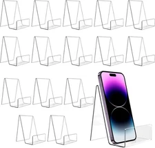 4"x3" Acrylic Book Display Stand Clear Easel w/ Ledge Tablet Holder for Artworks