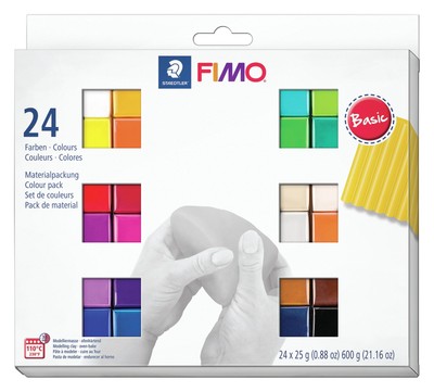 Fimo Professional Soft Polymer Clay 24/Pkg-Basic 8023C241